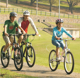 Children as young as 4 enjoy riding our stand-alone bikes, which we stock in every possible size.